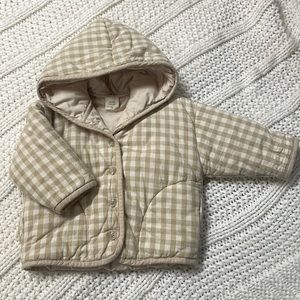 Bebe Holic gingham padded jacket